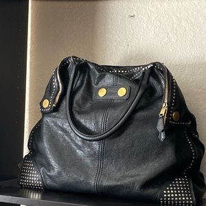 Alexander McQueen Large Studded De Manta Tote
